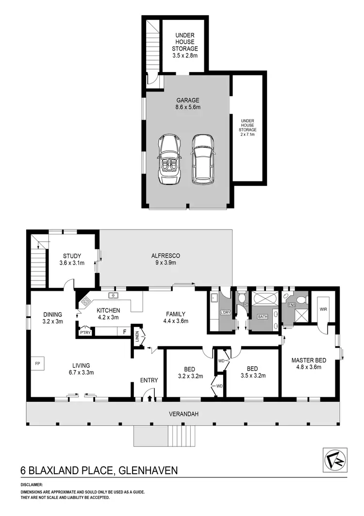 Floorplan of Homely house listing, 6 Blaxland Place, Glenhaven NSW 2156