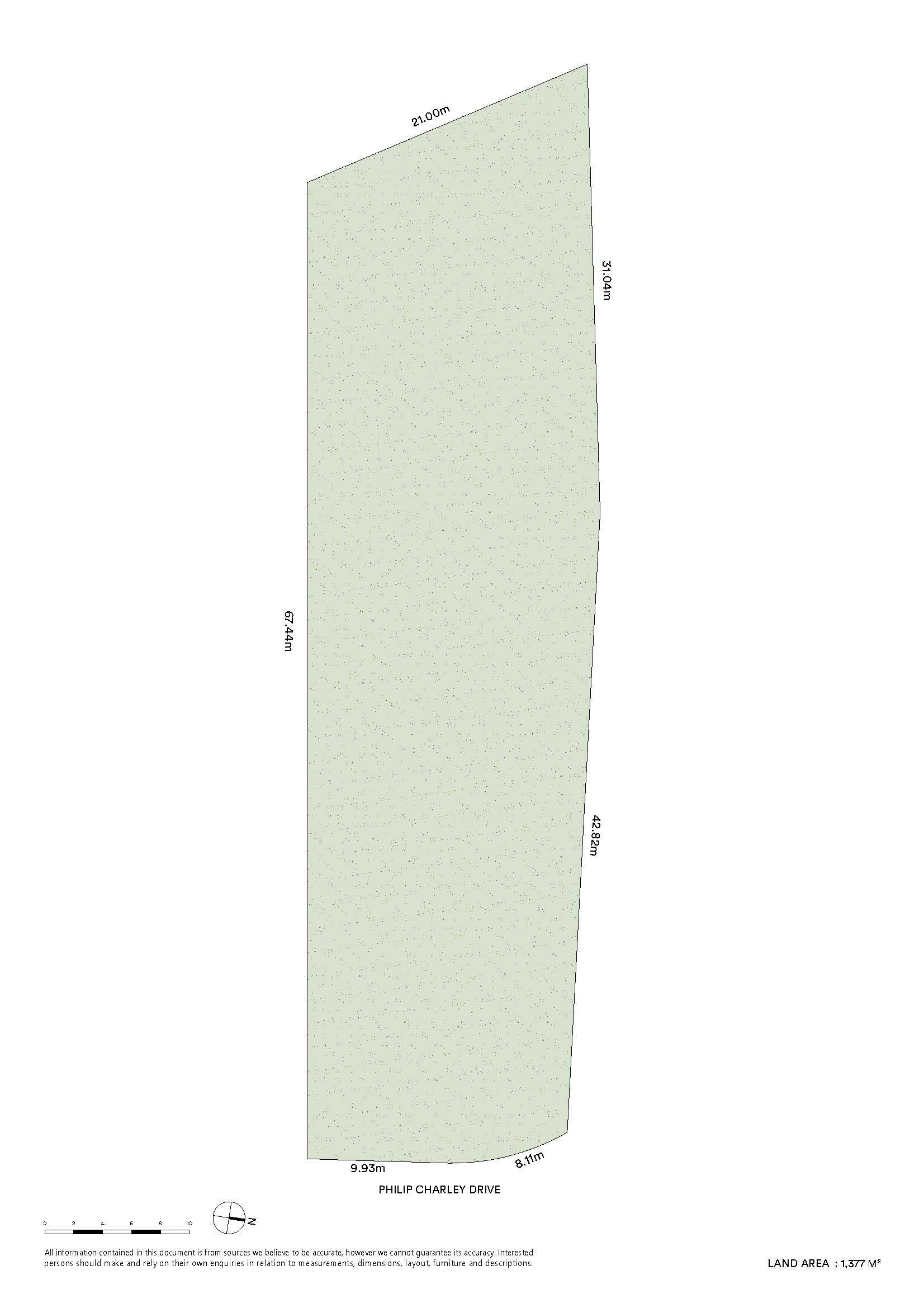Floorplan of Homely land listing, 136 Philip Charley Drive, Port Macquarie NSW 2444