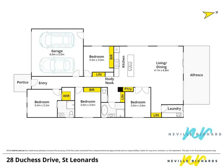 Floorplan of Homely house listing, 28 Duchess Drive, St Leonards VIC 3223