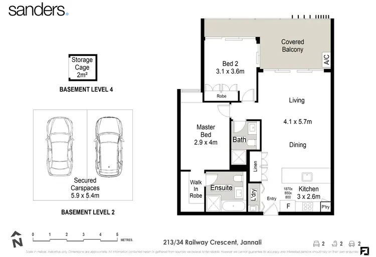 Floorplan of Homely apartment listing, 213/34 Railway Crescent, Jannali NSW 2226