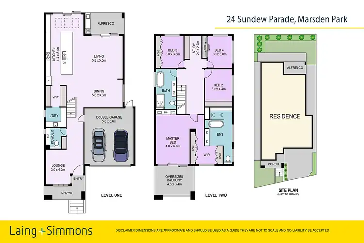 Floorplan of Homely house listing, 24 Sundew Parade, Marsden Park NSW 2765