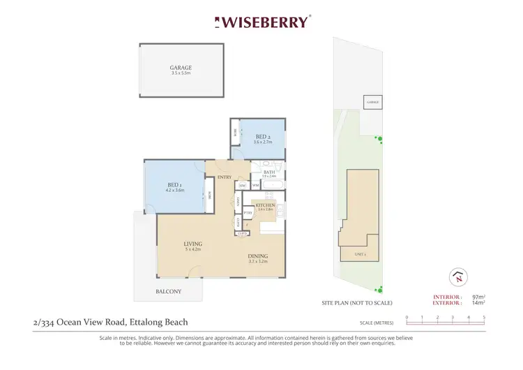 Floorplan of Homely unit listing, 2/334 Ocean View Road, Ettalong Beach NSW 2257