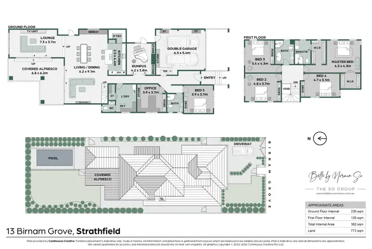 Floorplan of Homely house listing, 13 Birnam Grove, Strathfield NSW 2135