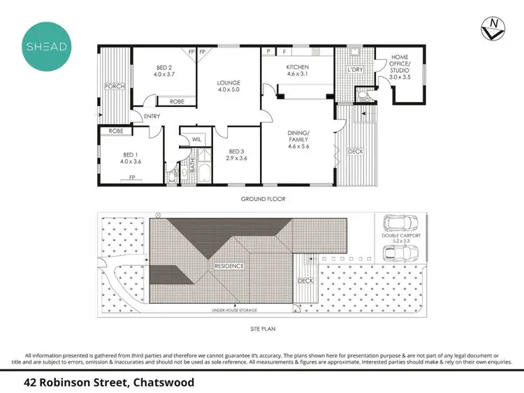 Floorplan of Homely house listing, 42 Robinson Street, Chatswood NSW 2067