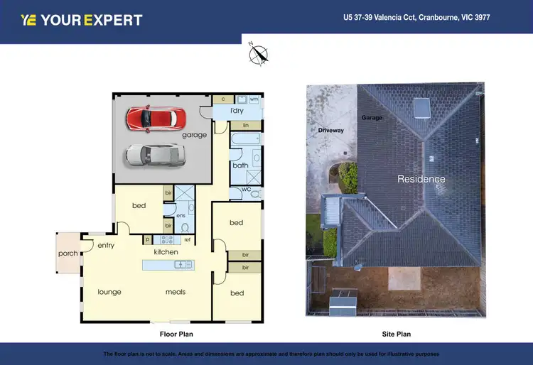 Floorplan of Homely unit listing, 5/37-39 Valencia Circuit, Cranbourne VIC 3977