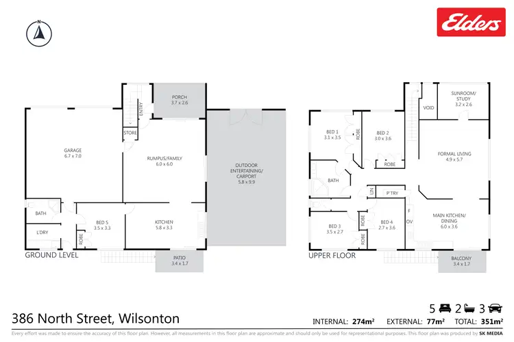 Floorplan of Homely house listing, 386 North Street, Wilsonton QLD 4350