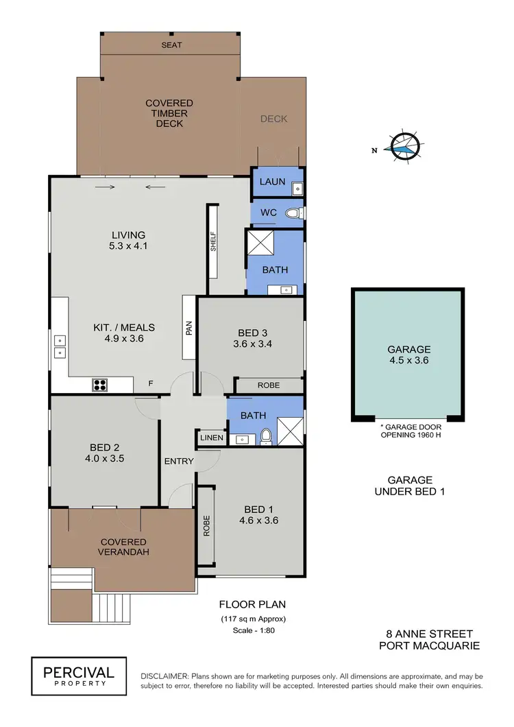 Floorplan of Homely house listing, 8 Anne Street, Port Macquarie NSW 2444