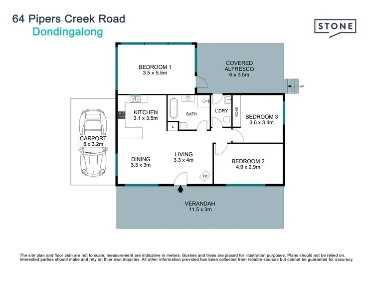Floorplan of Homely rural property listing, 64 Pipers Creek Road, Dondingalong NSW 2440