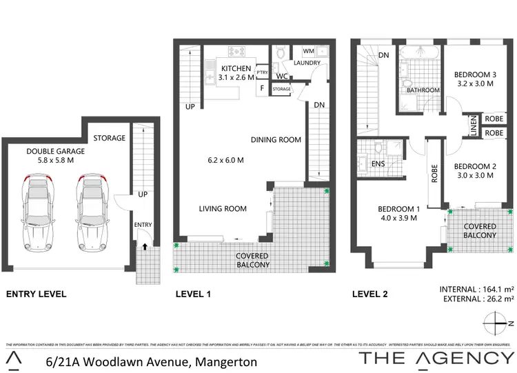 Floorplan of Homely townhouse listing, 6/21A Woodlawn Avenue, Mangerton NSW 2500