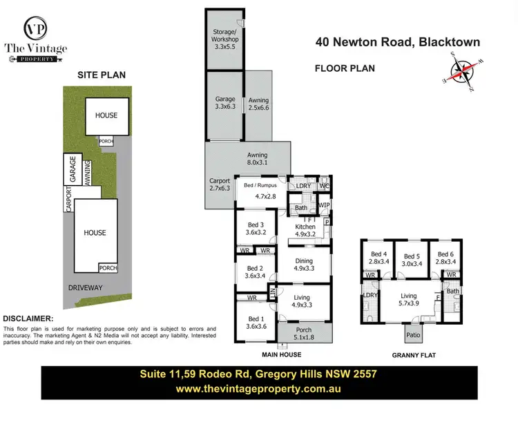 Floorplan of Homely house listing, 40 - 40A Newton Road, Blacktown NSW 2148