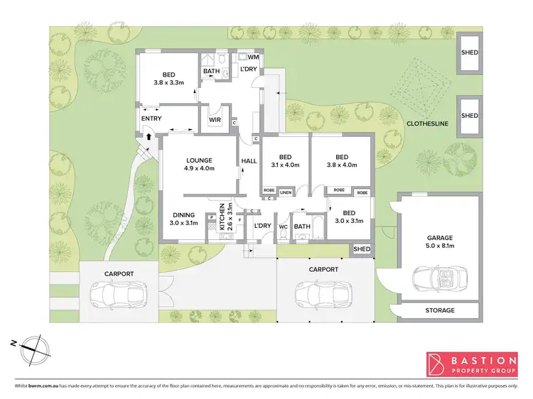 Floorplan of Homely house listing, 24 Lowrie Street, Dickson ACT 2602