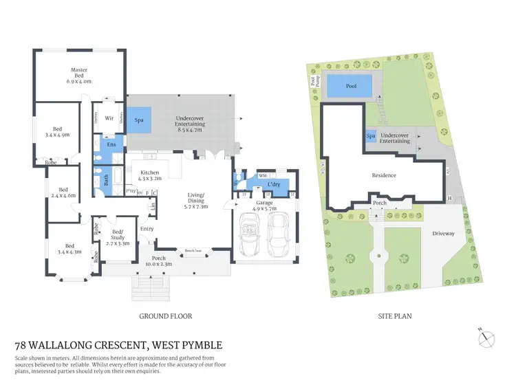 Floorplan of Homely house listing, 78 Wallalong Crescent, West Pymble NSW 2073