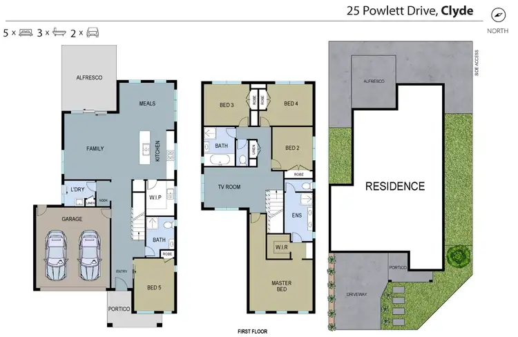 Floorplan of Homely house listing, 25 Powlett Drive, Clyde VIC 3978