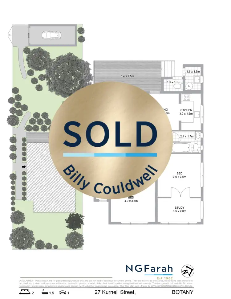 Floorplan of Homely house listing, 27 Kurnell Street, Botany NSW 2019
