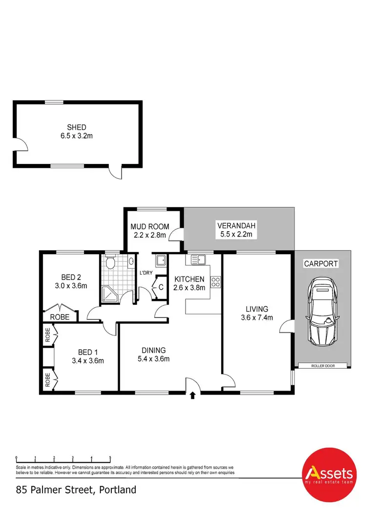 Floorplan of Homely house listing, 85 Palmer Street, Portland VIC 3305