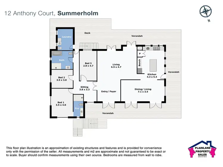 Floorplan of Homely house listing, 12 Anthony Court, Summerholm QLD 4341