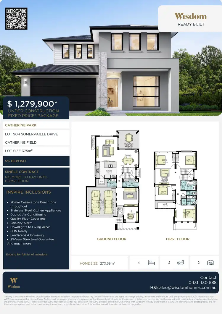 Floorplan of Homely land listing, Somervaille Road, Catherine Field NSW 2557