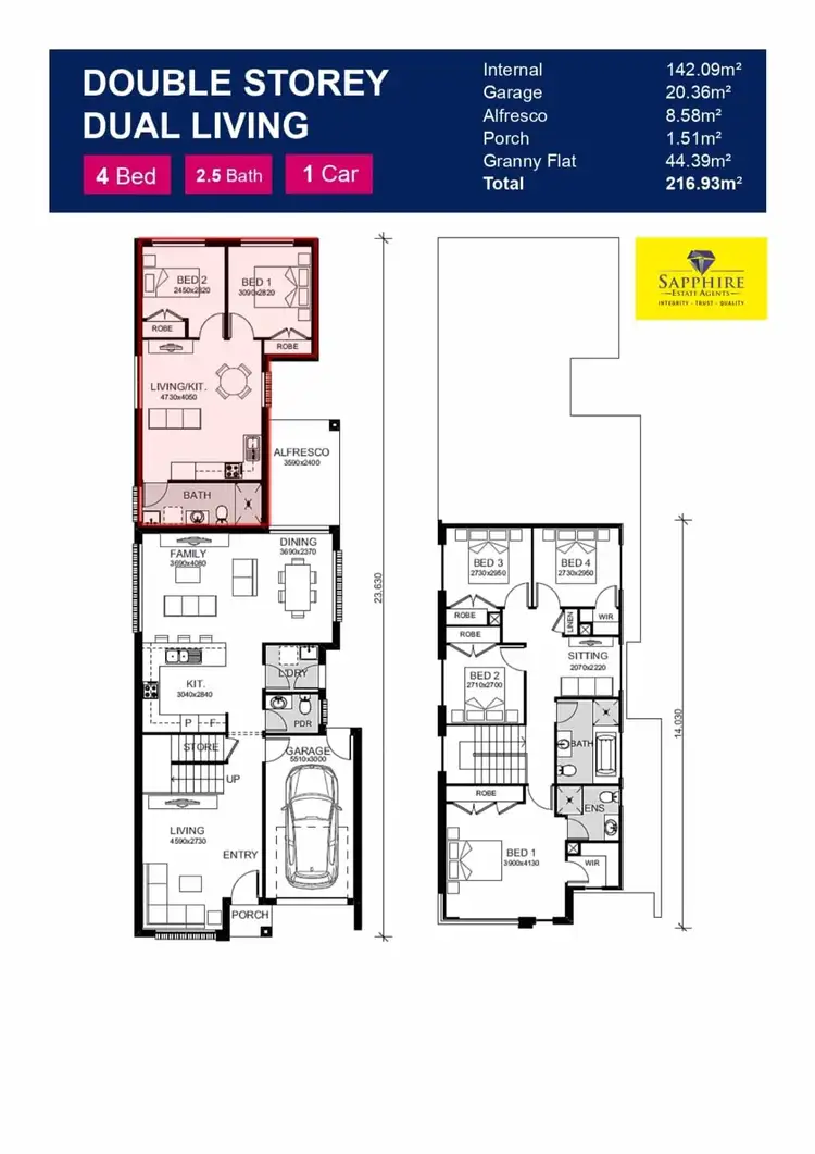 Floorplan of Homely house listing, 6 Contour Street, Austral NSW 2179