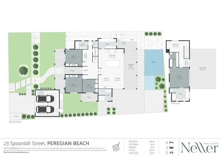 Floorplan of Homely house listing, 23 Spoonbill Street, Peregian Beach QLD 4573