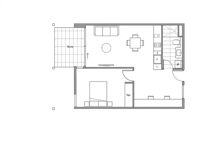 Floorplan of Homely apartment listing, 220/81-83 Riversdale Road, Hawthorn VIC 3122