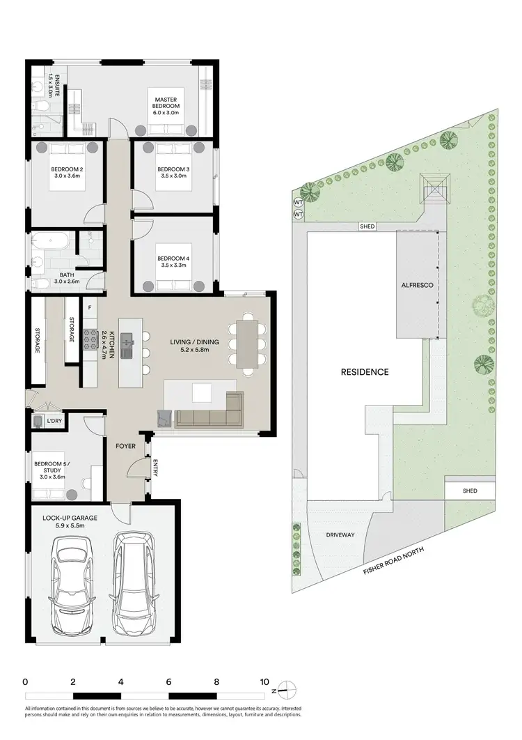 Floorplan of Homely house listing, 217 Fisher Road North, Cromer NSW 2099