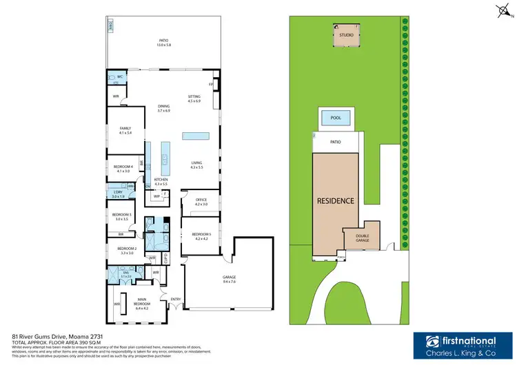 Floorplan of Homely house listing, 81 Rivergums Drive, Moama NSW 2731