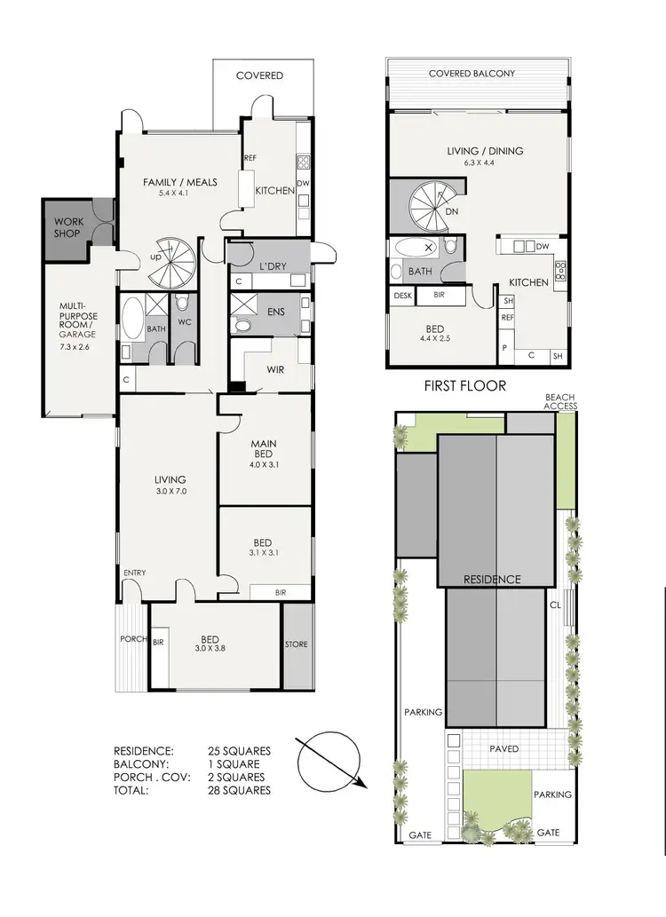 Floorplan of Homely house listing, 6 Dudley Grove, Edithvale VIC 3196