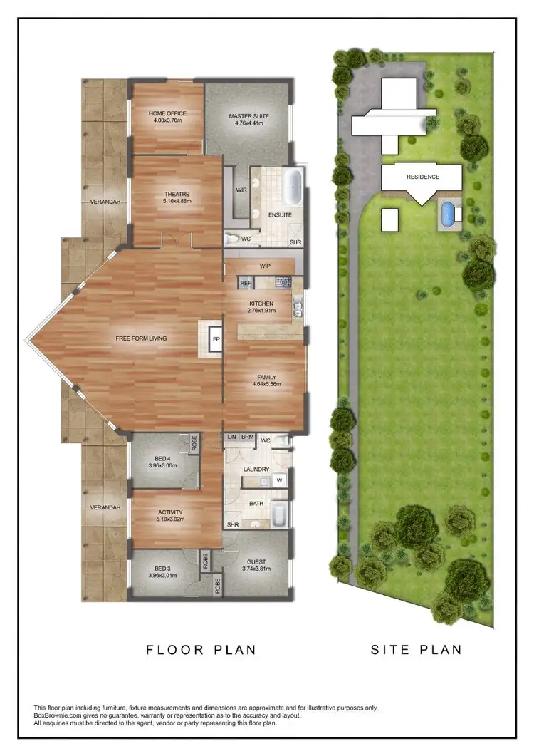 Floorplan of Homely house listing, 48 The Fairways, Gnangara WA 6077