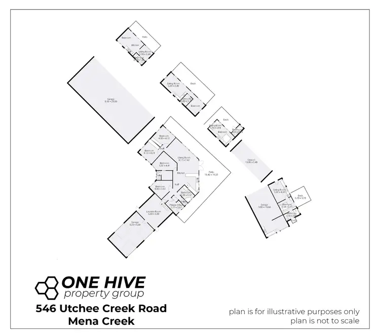 Floorplan of Homely rural property listing, 546 Utchee Creek Road, Utchee Creek QLD 4871