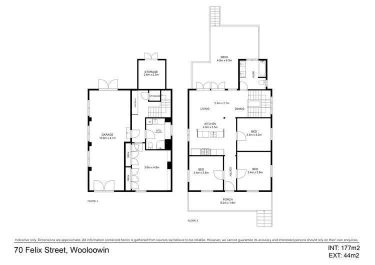 Floorplan of Homely house listing, 70 Felix Street, Wooloowin QLD 4030