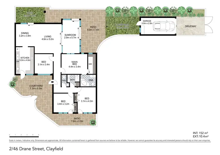 Floorplan of Homely house listing, 2/46 Drane Street, Clayfield QLD 4011