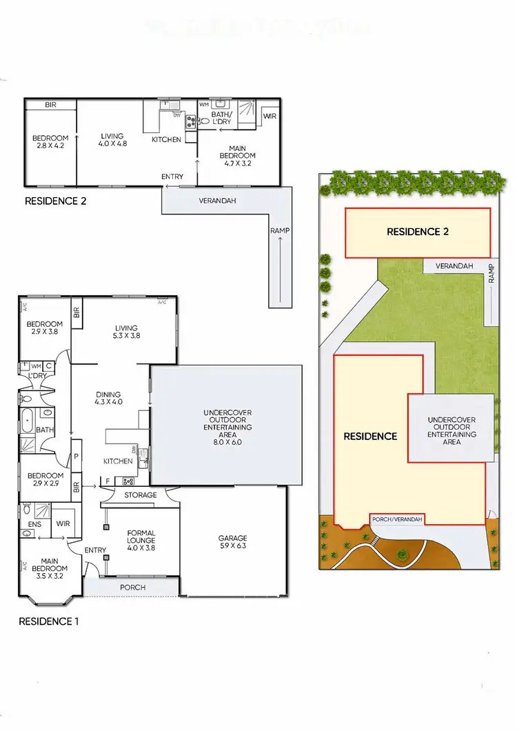 Floorplan of Homely house listing, 20 Treeside Drive, Tarneit VIC 3029