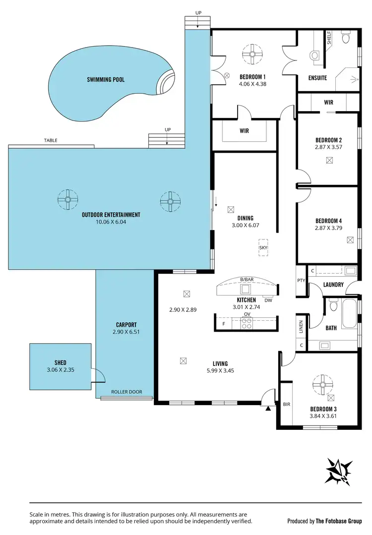 Floorplan of Homely house listing, 6 Lyons Circuit, Trott Park SA 5158