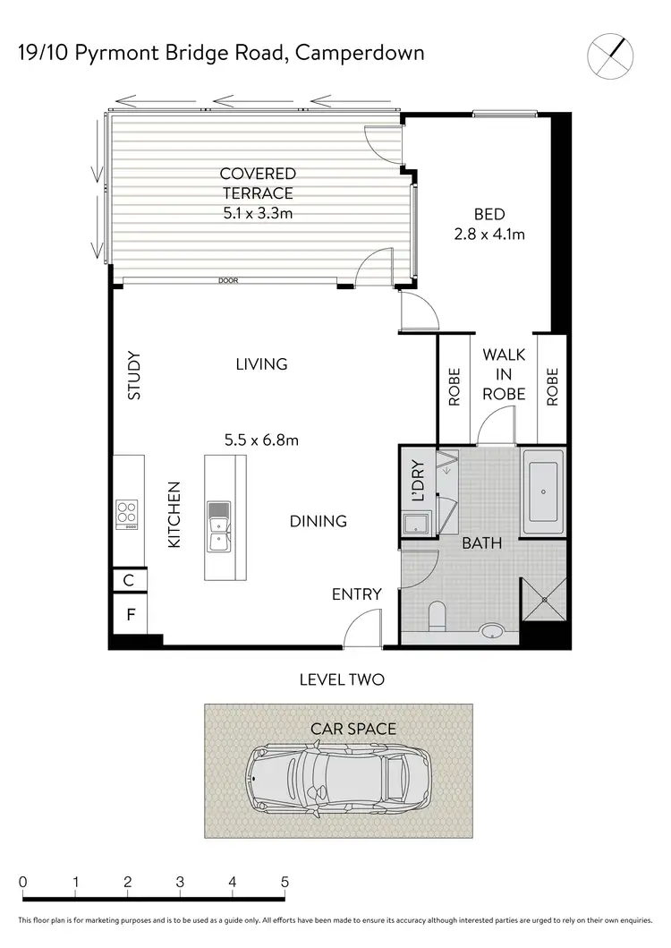 Floorplan of Homely apartment listing, 19/10 Pyrmont Bridge Road, Camperdown NSW 2050
