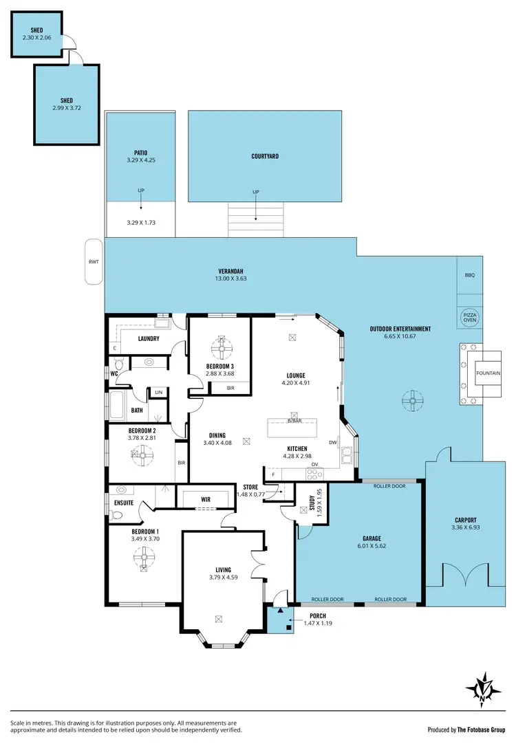 Floorplan of Homely house listing, 23 Parken Court, Noarlunga Downs SA 5168