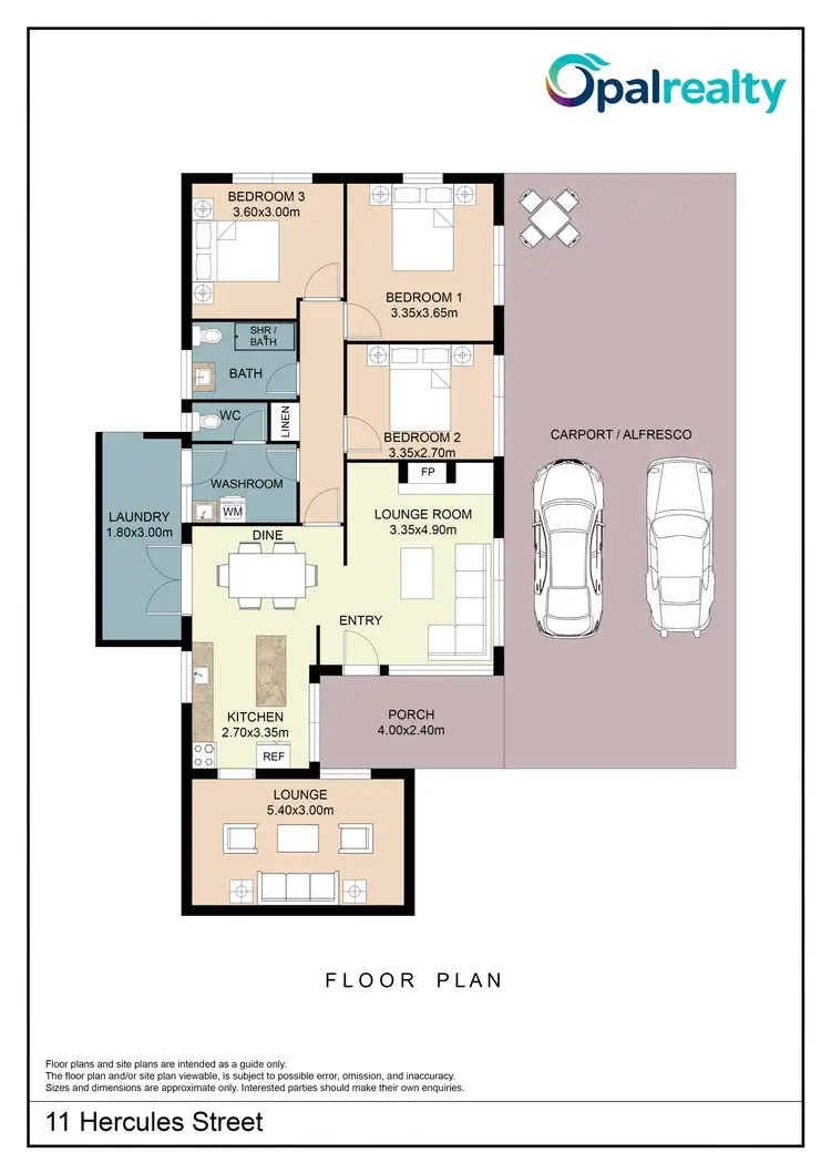 Floorplan of Homely house listing, 11 Hercules Street, Rockingham WA 6168