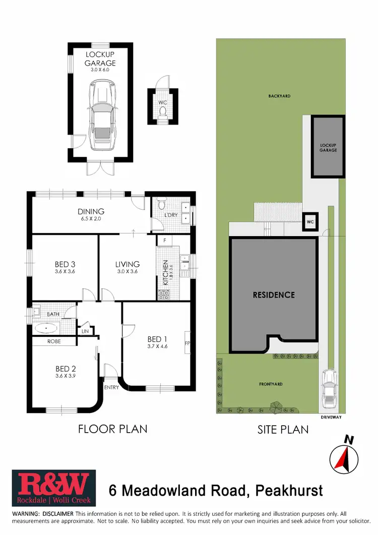 Floorplan of Homely house listing, 6 Meadowland Road, Peakhurst NSW 2210