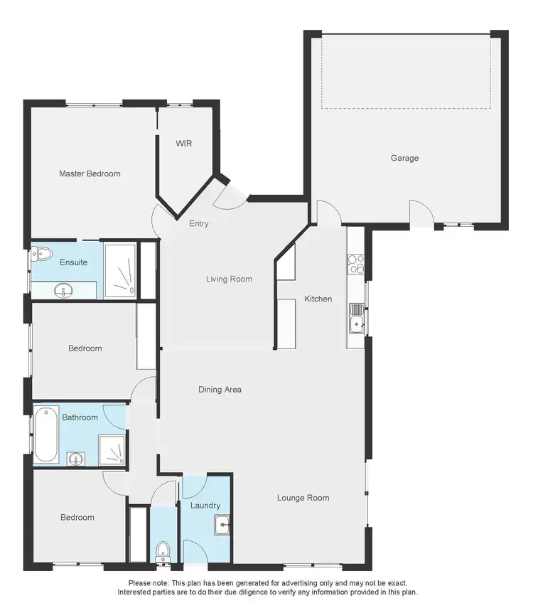 Floorplan of Homely house listing, 86 Adams Street, Jindera NSW 2642