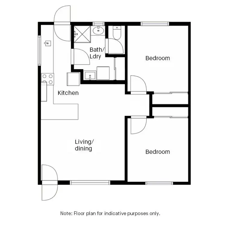 Floorplan of Homely unit listing, 2/399 San Mateo Avenue, Mildura VIC 3500
