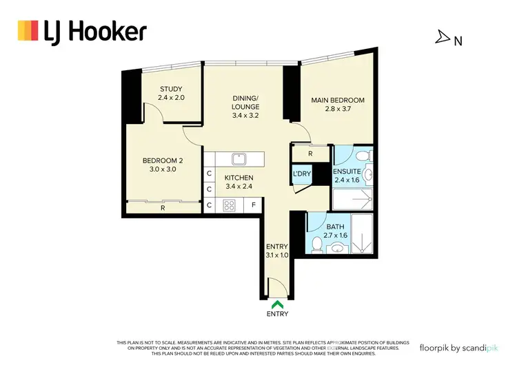 Floorplan of Homely apartment listing, 2801/138 Spencer Street, Melbourne VIC 3000