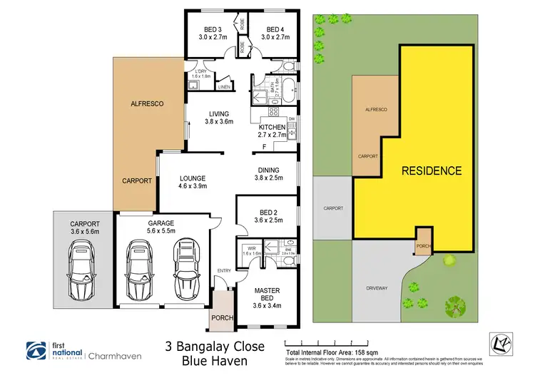 Floorplan of Homely house listing, 3 Bangalay Close, Blue Haven NSW 2262