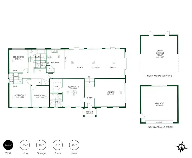 Floorplan of Homely house listing, 8 Clayfield Court, Woodside SA 5244