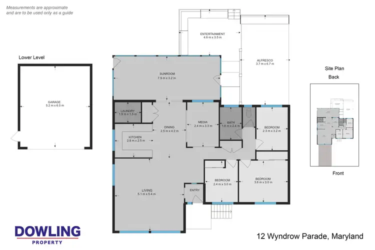 Floorplan of Homely house listing, 12 Wyndrow Parade, Maryland NSW 2287
