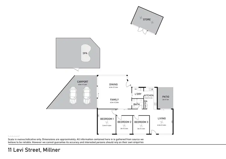 Floorplan of Homely house listing, 11 Levi Street, Millner NT 810