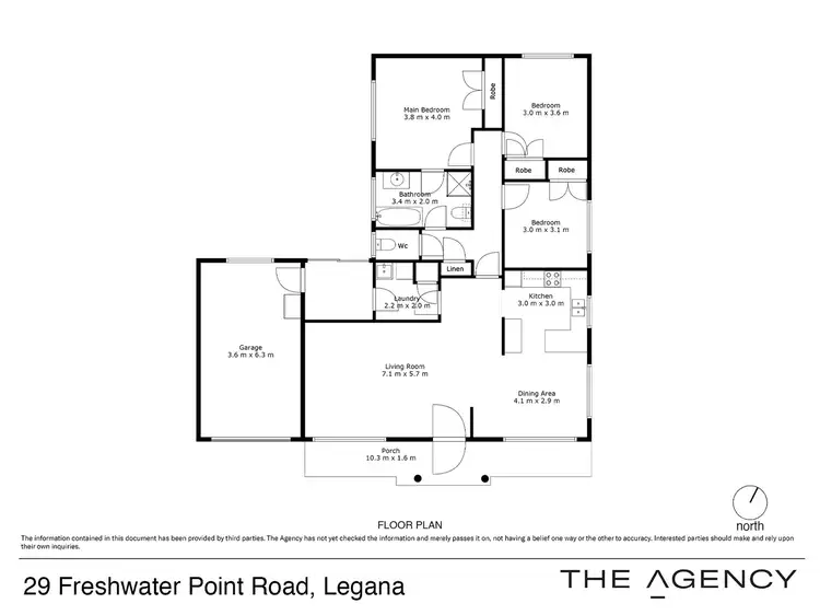 Floorplan of Homely house listing, 29 Freshwater Point Road, Legana TAS 7277