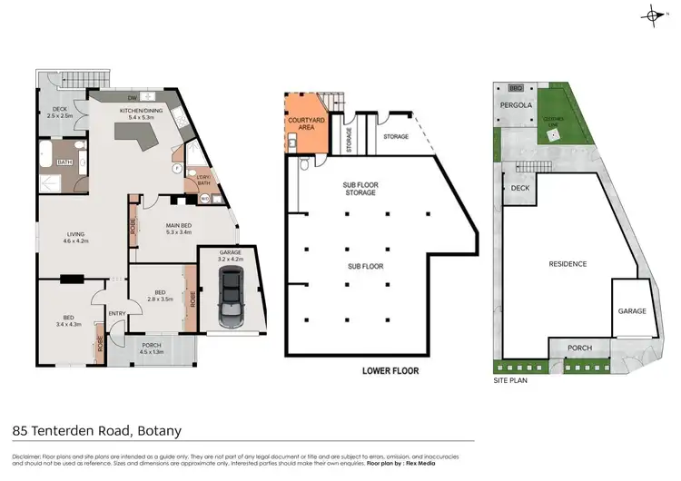 Floorplan of Homely house listing, 85 Tenterden Road, Botany NSW 2019