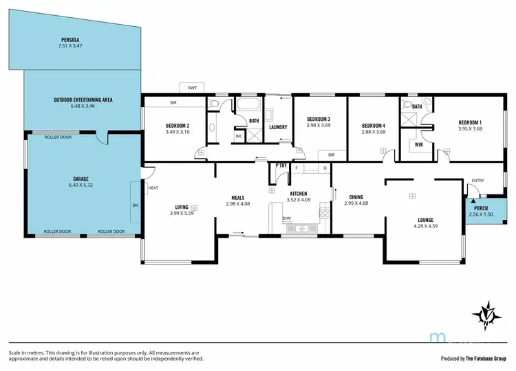 Floorplan of Homely house listing, 2 Buttercup Grove, Morphett Vale SA 5162
