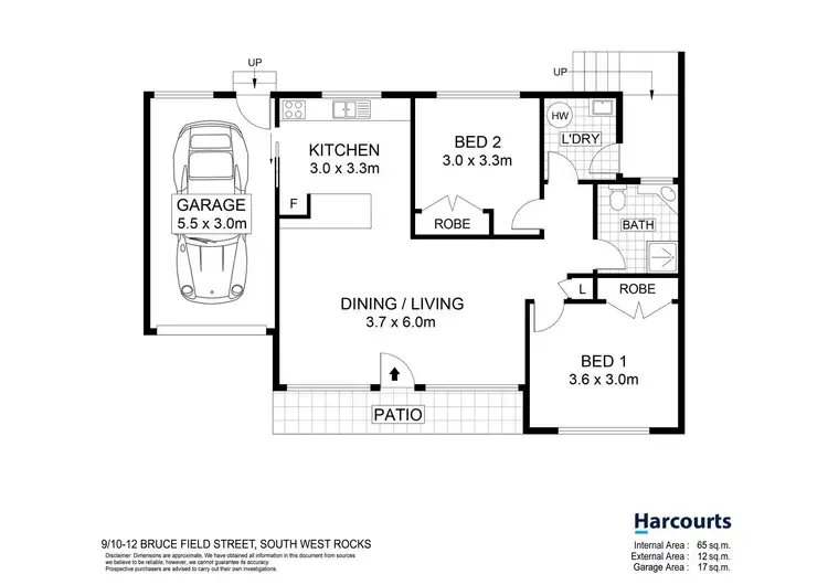 Floorplan of Homely villa listing, 9/10-12 Bruce Field Street, South West Rocks NSW 2431