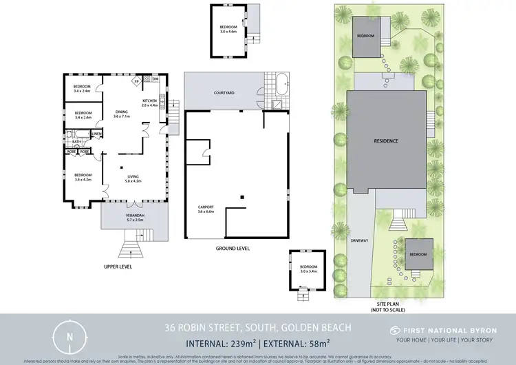 Floorplan of Homely house listing, 36 Robin Street, South Golden Beach NSW 2483