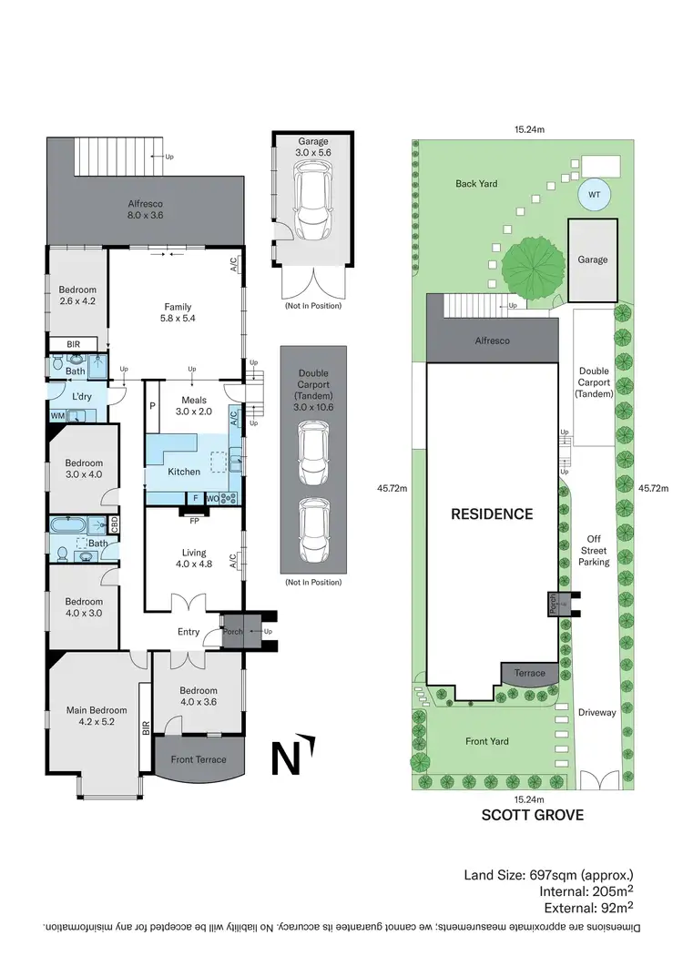 Floorplan of Homely house listing, 3 Scott Grove, Glen Iris VIC 3146